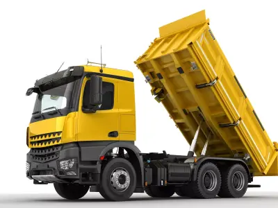 Dump Truck 6X4 3D model