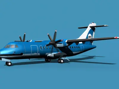 ATR-42-320 Amakusa Airlines 3D model