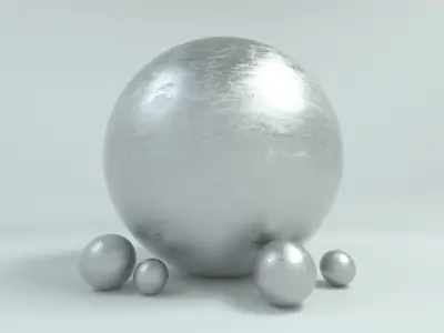 11 Chrome Materials for C4D Octane render Texture