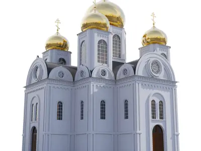 Church 3D model purchase