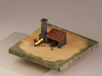  Iron Mine Level 10 3D model