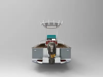 Boston Whaler Fishing boat 3D model