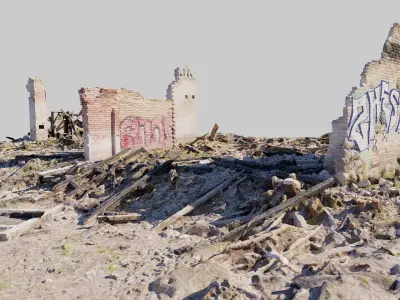 Abandoned-Soviet-Base-Building-6 3D model