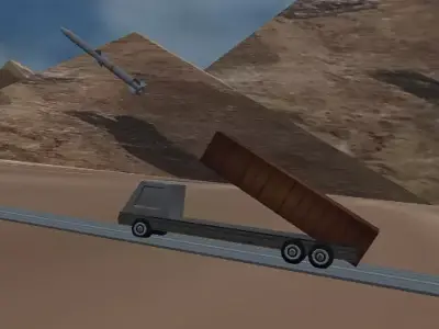 Missile launcher  Free low-poly 3D model