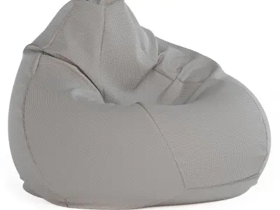 Pouf Beanbag Chair 3D model