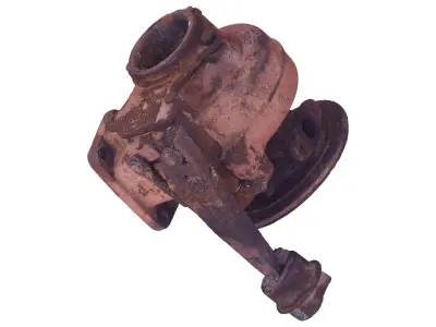 Rusty Turbocharger Raw Scanned 3D model