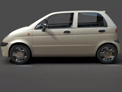 Daewoo Damas Microvan - Detailed 3D Model 3D model