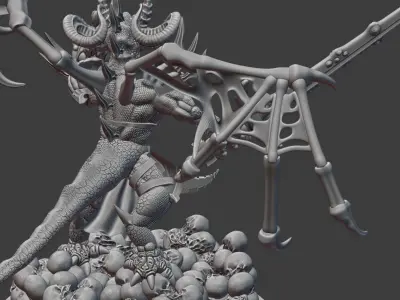 Daemon Prince  3D print model