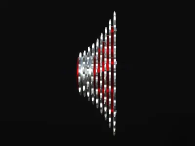 SRAM cassette PG990 Low-poly 3D model