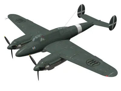 IMAM Ro58 3D model