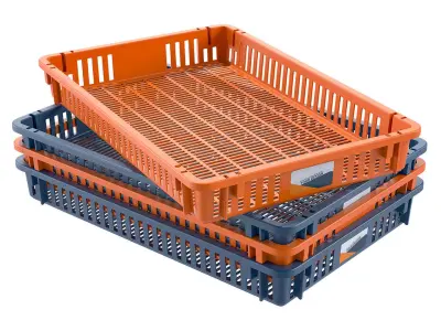 Fruit Crate - Vented Drying Tray 3D model