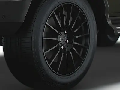 Mercedes-Benz G Line Stronger Than Time 2021 wheel 3D model
