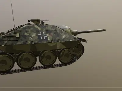 Jagdpanzer 38 - Hetzer sommer Leibstandarte 3D model
