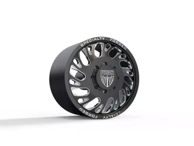 FRONT SPECIALITY FORGED D034 WHEEL 3D MODEL 3D model