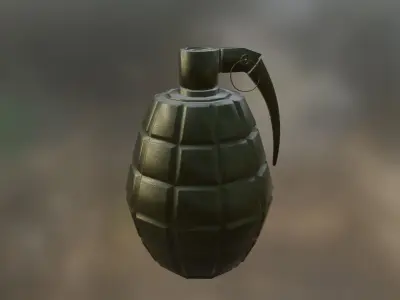 Grenade 3D model 7