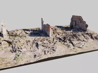 Abandoned-Soviet-Base-Building-6 3D model