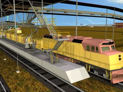 How Cement is made Free 3D model