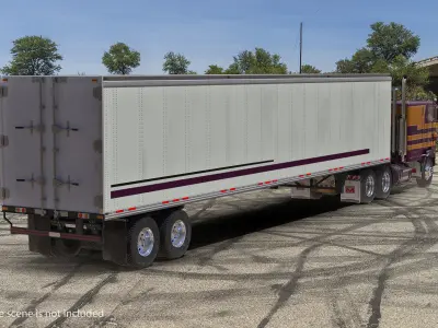 Marmon 110P Truck with Trailer 3D model