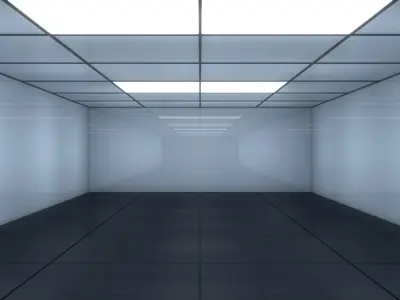 Sci Fi WareHouse 3D model 22