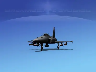 Northrop F-20 Tigershark V04 3D model