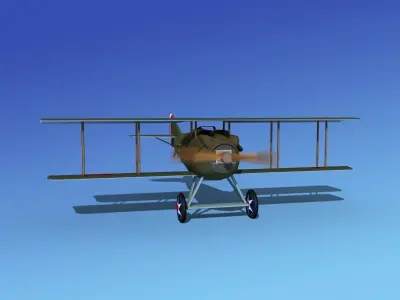 SPAD VII 3D model by Dreamscape from CGTrader