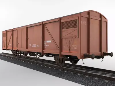 Train Boxcar 3D model