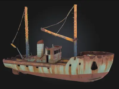 Rusty Voyage  Echoes of Forgotten Journeys 3D model