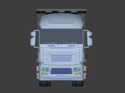 Generic Dump - Tipping - Grain - Construction Truck - Trailer 3D model