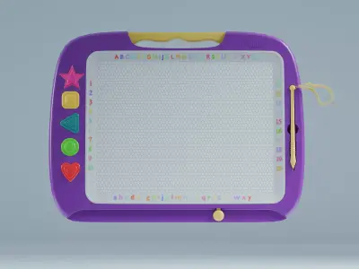 KIDS WRITING PAD RENDER 3D model