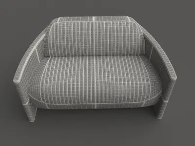 Aviator sofa 3D model