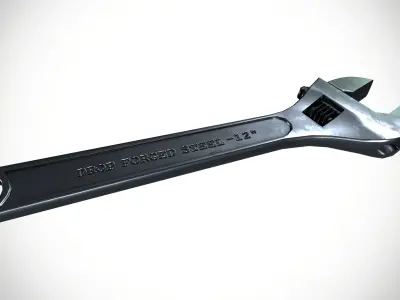 Adjustable Spanner 3D model purchase