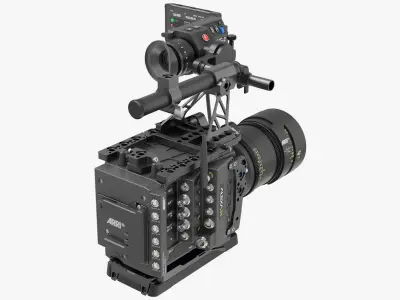 ARRI ALEXA 35 with Lightweight Set Accessories 3D model