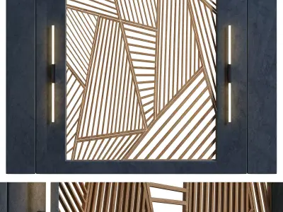 Panel 3D model 27