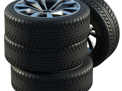 Volkswagen wheels 3D model