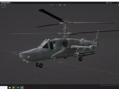 KA 52 Helicopter 3D model