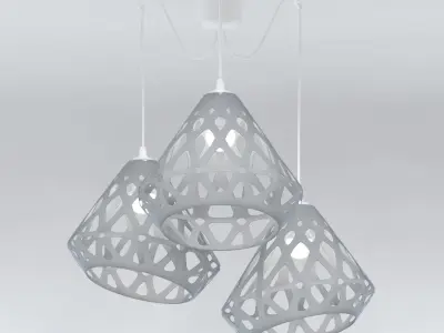 Chandelier ZAHA LIGHT Free 3D model