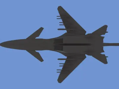 Fighter future 3D model