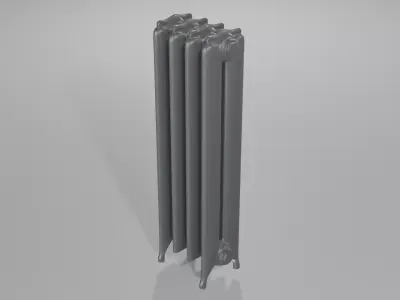 Epoca Cast Iron Radiator 2C4 3D model