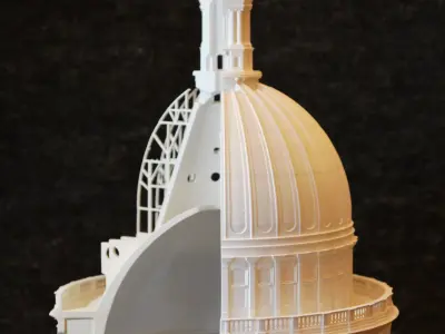 3D print Ready St Pauls Cathedral Sectional Dome Model 3D print model purchase