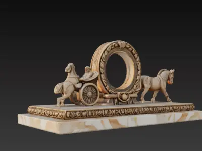 Ancient Roman Table Ornament Decorative Series 4 3D print model