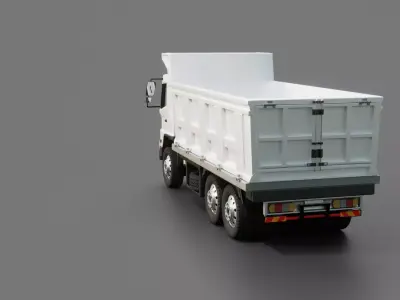 Hino Jumbo Ranger FM 320 Dump Truck 3D model