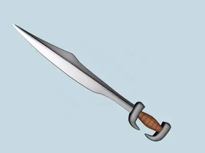 Basic Sword Low-poly 3D model buy