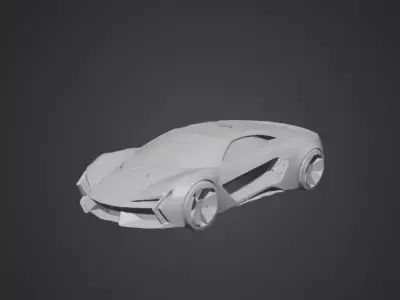 Car model 3D print model