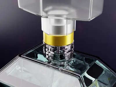 Perfume Bottle 3D Model  -High-Quality Glass Container 3D model