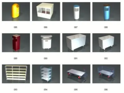 Dosch 3D - Industrial Objects V2 3D model