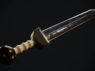 Gladius sword Low-poly 3D model purchase
