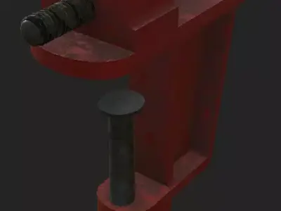 Damaged Vice Low-poly 3D model