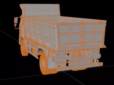 Hino 500 2626 Dump Truck 2016 3D model