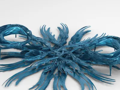 Sci fi Leisure exterior flower 11 designs  3D model