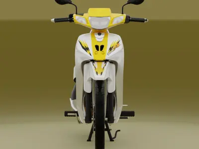 2000 - Yamaha F1Z R Yellow Millenium 3D model